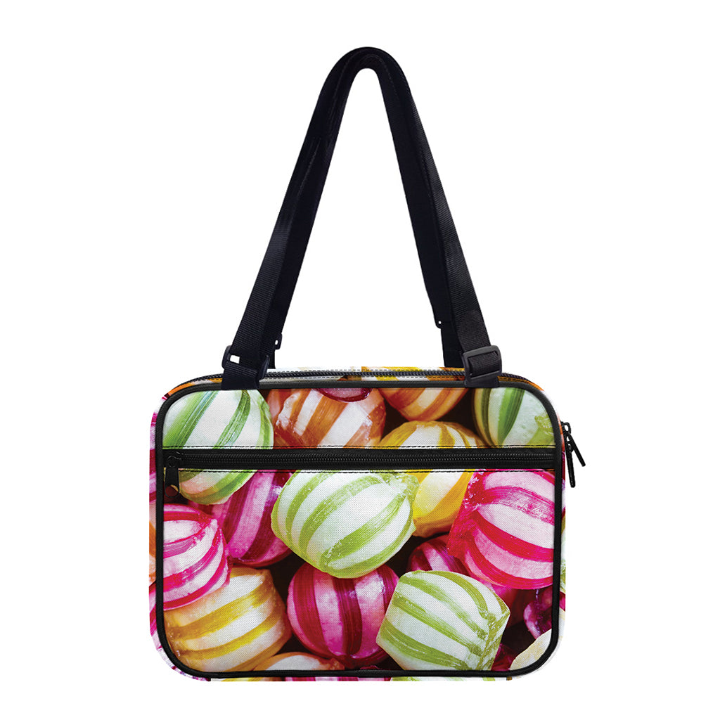 Colorful Candy Ball Print Double Strap Bible Bag