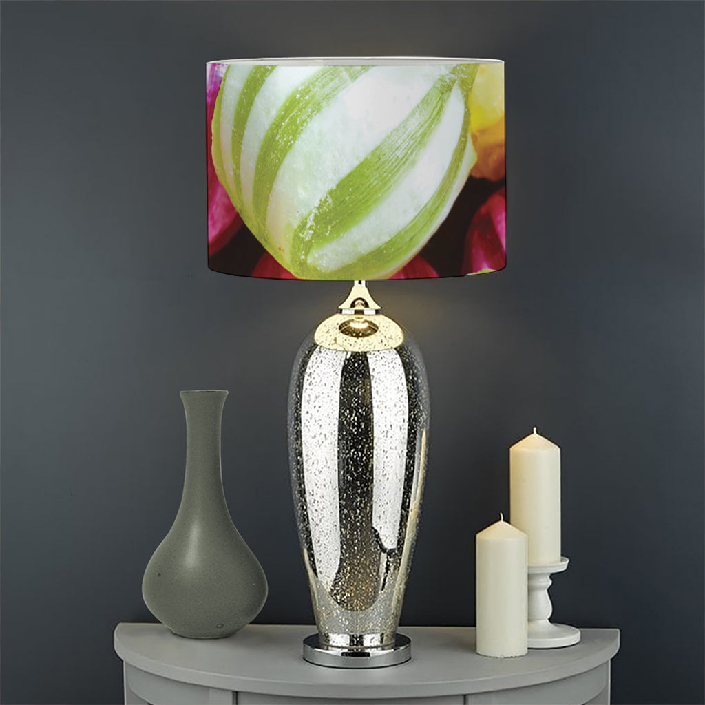 Colorful Candy Ball Print Drum Lamp Shade
