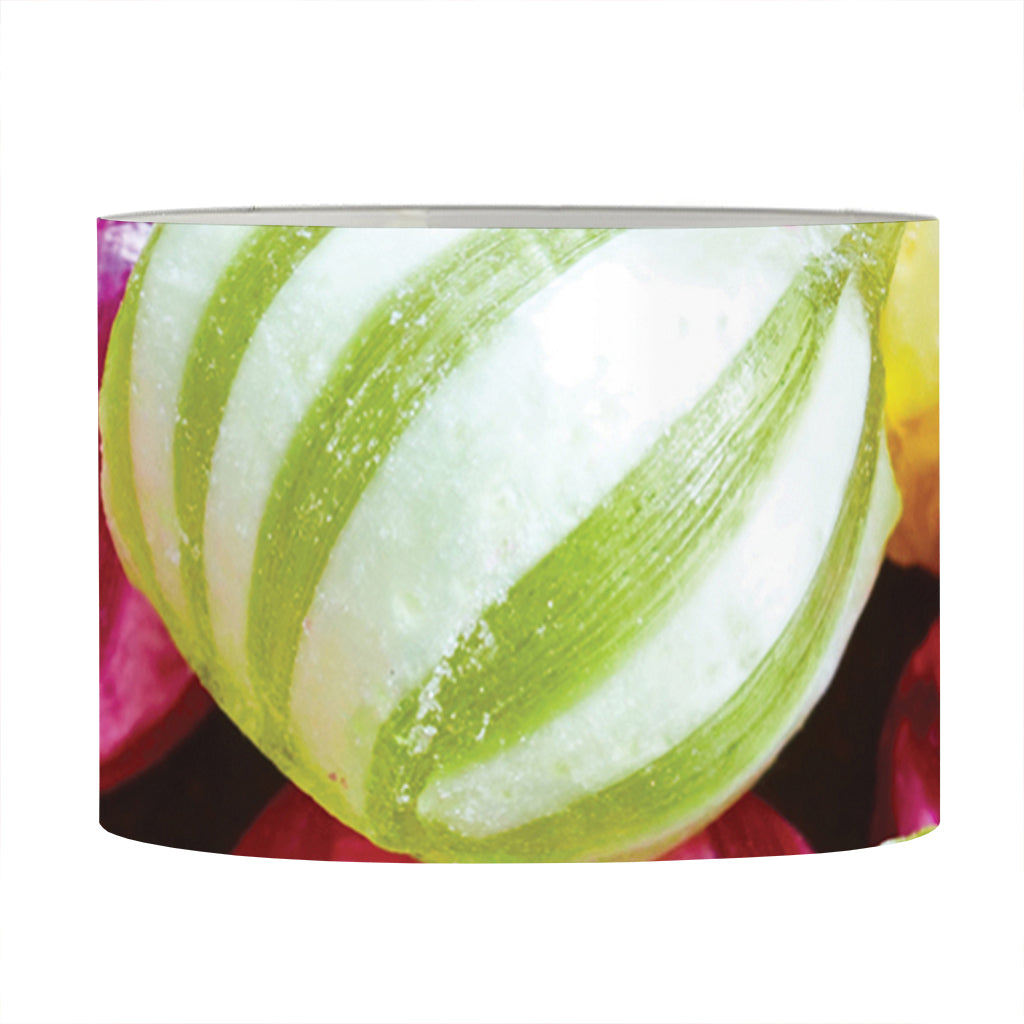 Colorful Candy Ball Print Drum Lamp Shade