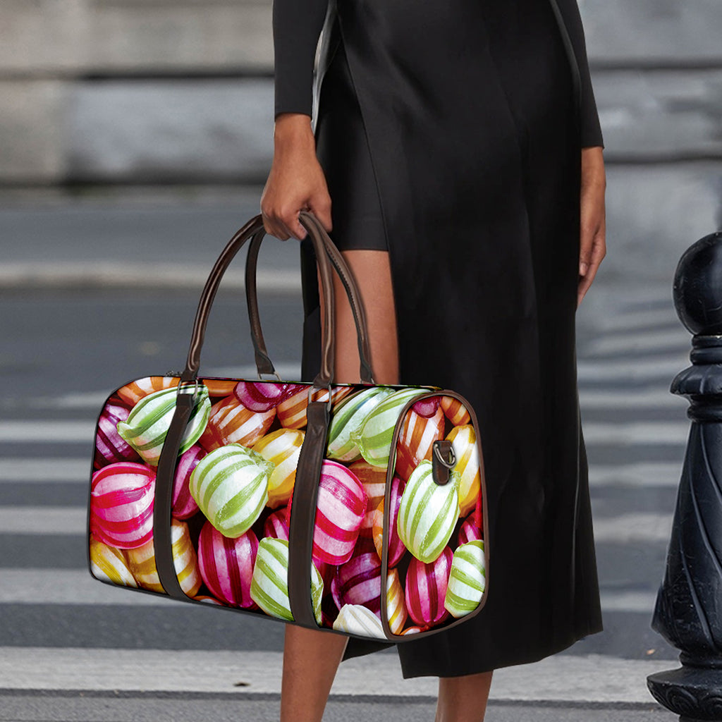 Colorful Candy Ball Print Duffle Bag