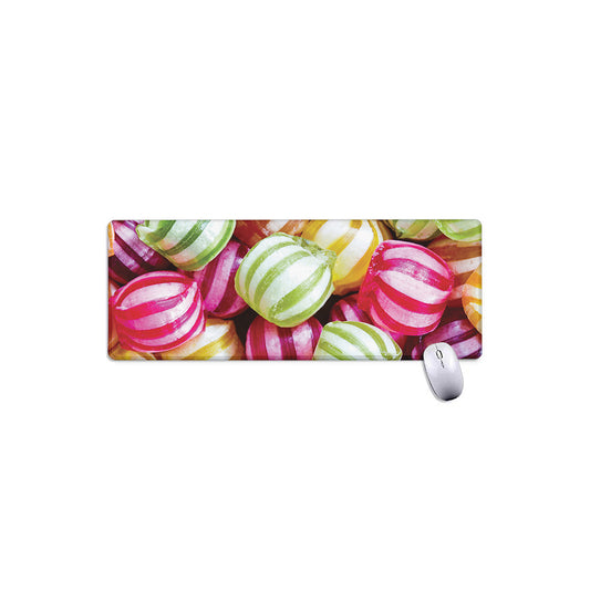 Colorful Candy Ball Print Extended Mouse Pad