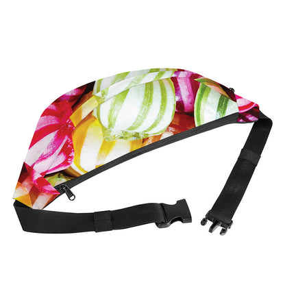 Colorful Candy Ball Print Fanny Pack