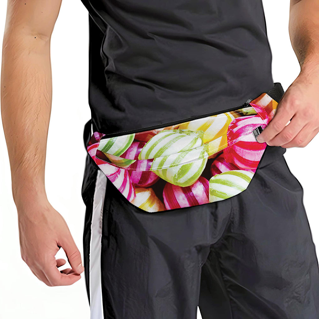 Colorful Candy Ball Print Fanny Pack