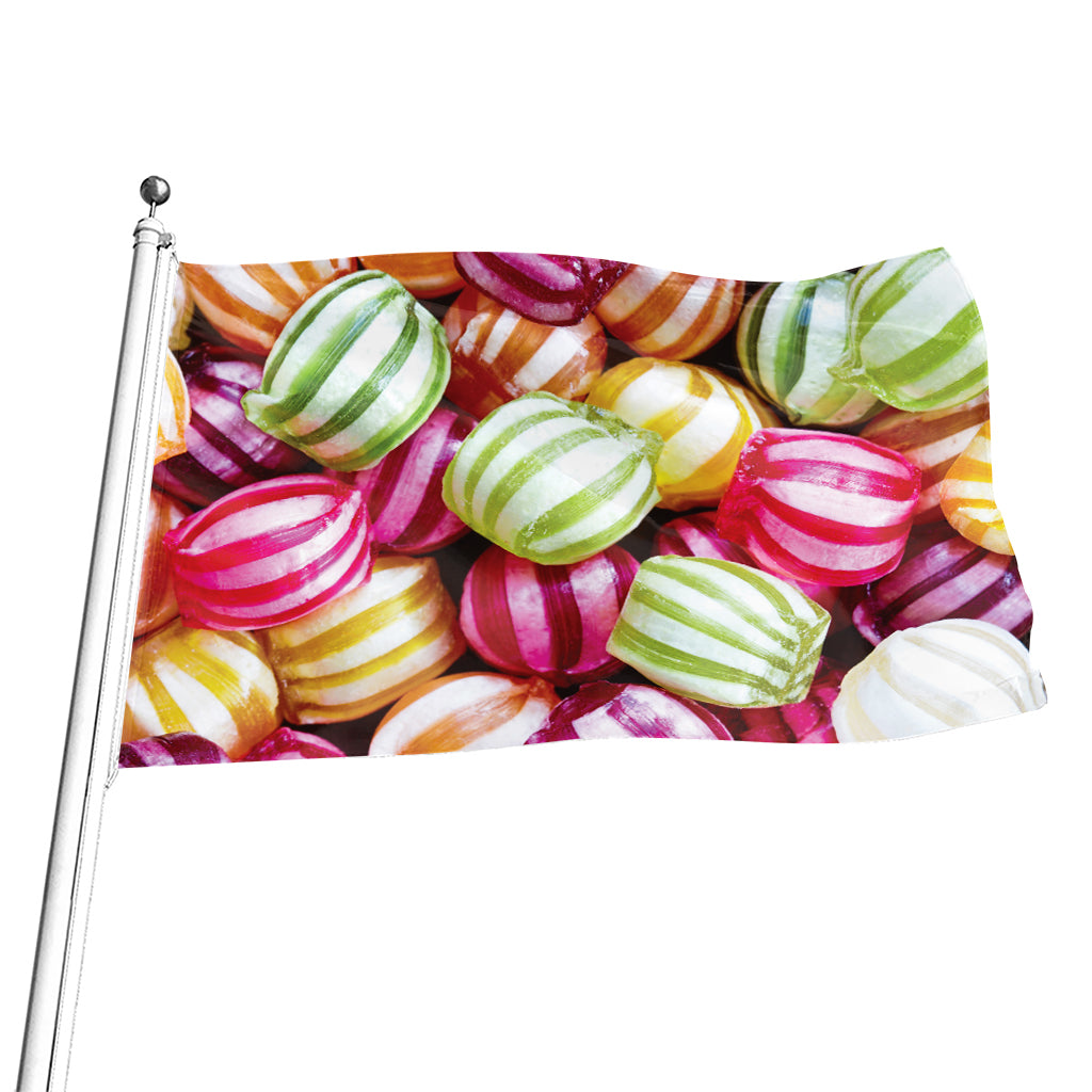 Colorful Candy Ball Print Flag
