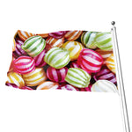 Colorful Candy Ball Print Flag