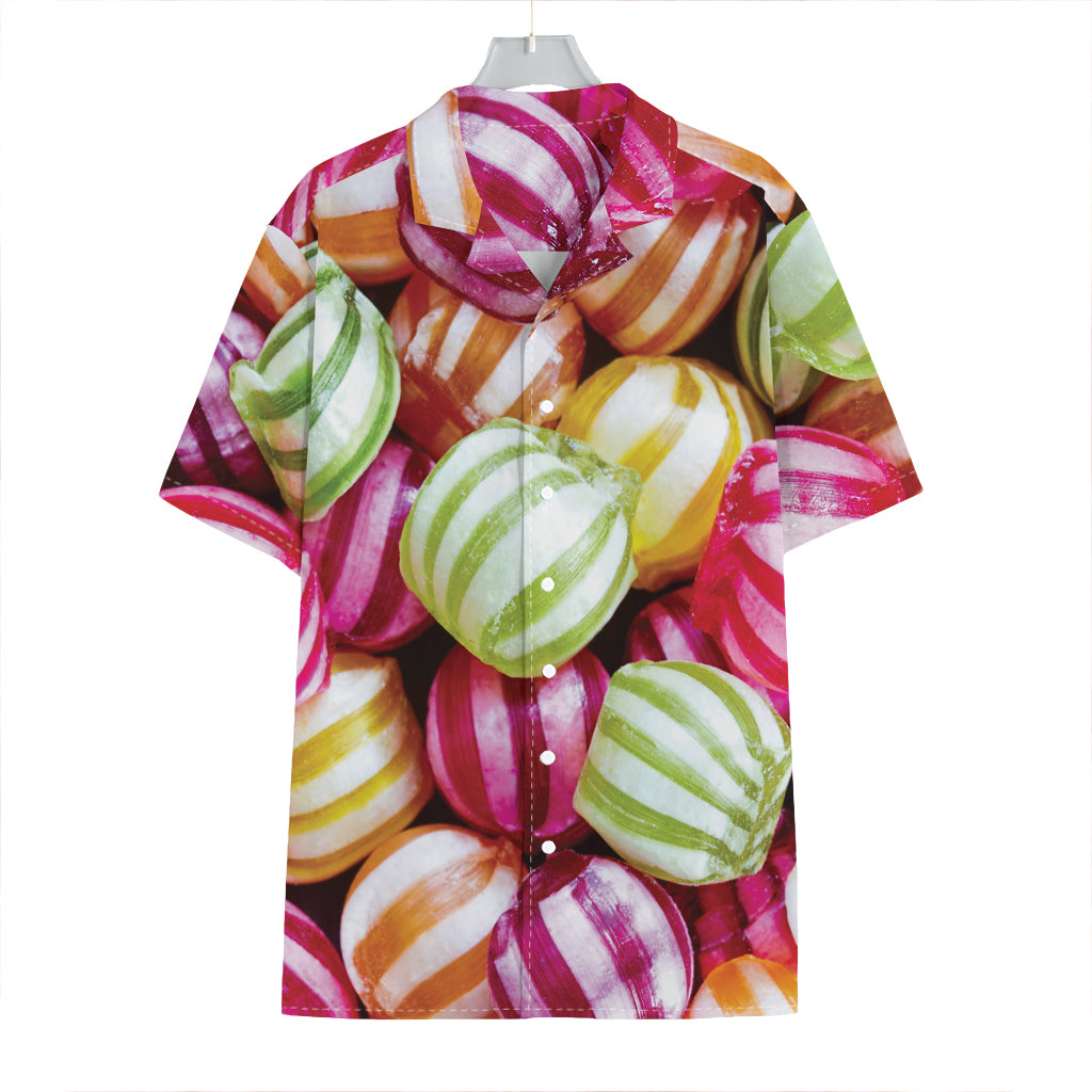 Colorful Candy Ball Print Hawaiian Shirt