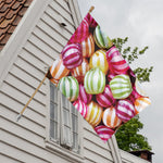 Colorful Candy Ball Print House Flag