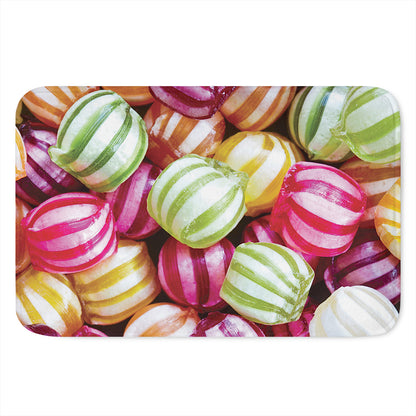 Colorful Candy Ball Print Indoor Door Mat