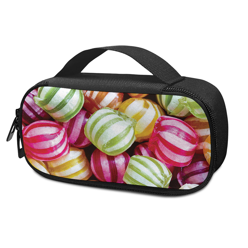 Colorful Candy Ball Print Insulin Cooler Travel Case