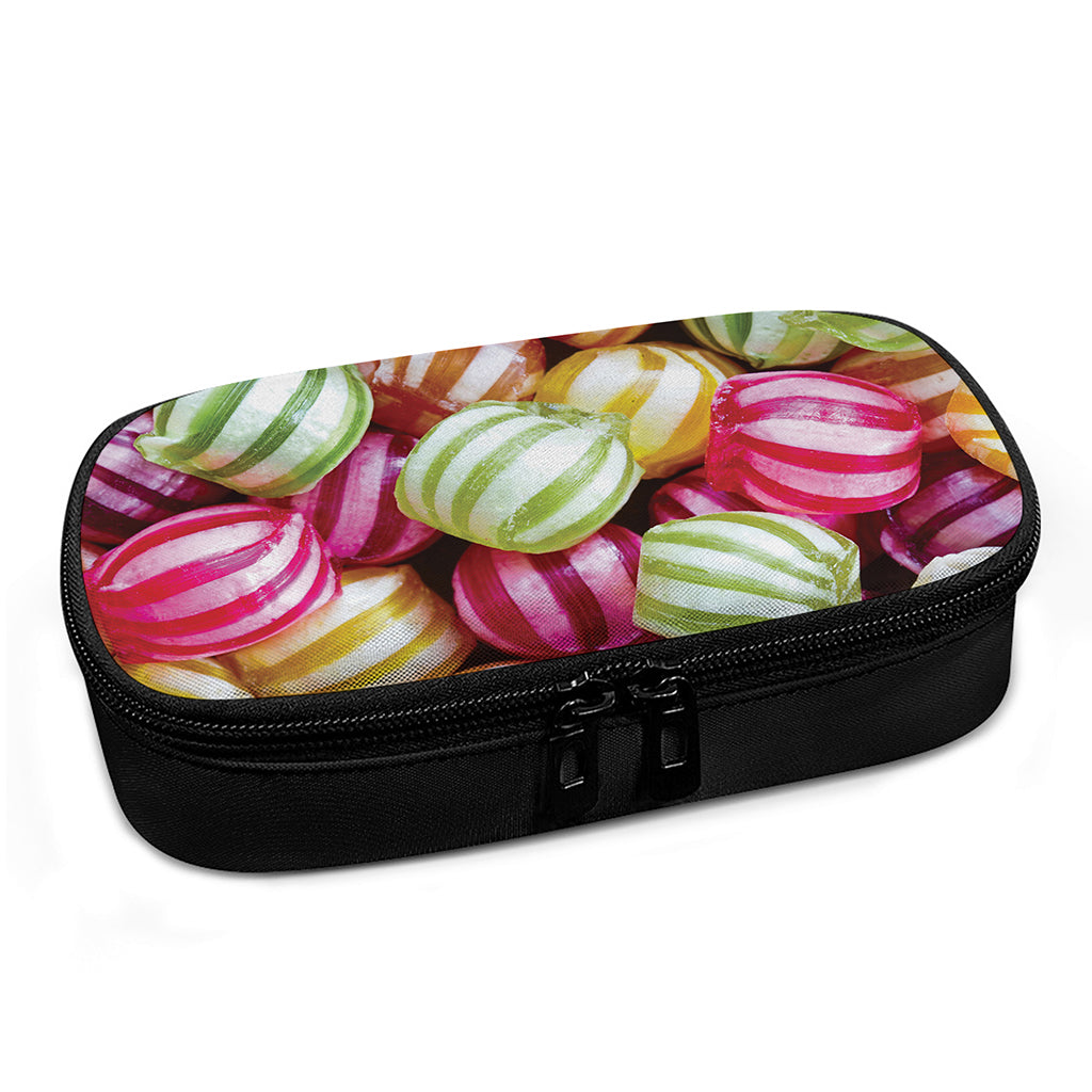 Colorful Candy Ball Print Insulin Cooler Travel Case