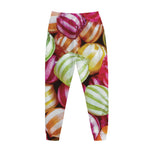 Colorful Candy Ball Print Jogger Pants