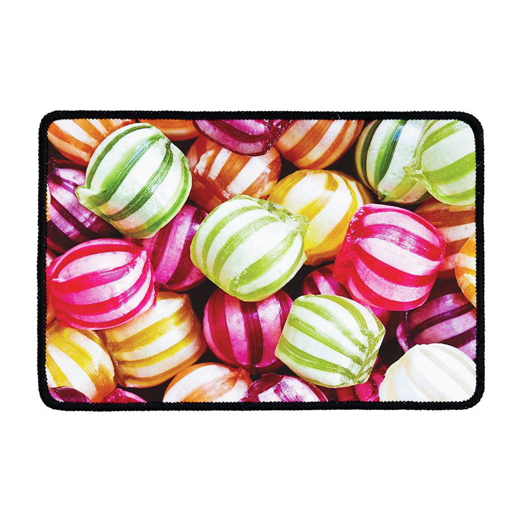 Colorful Candy Ball Print Kitchen Mat