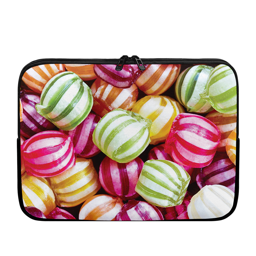 Colorful Candy Ball Print Laptop Sleeve