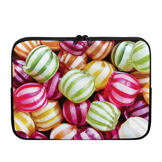 Colorful Candy Ball Print Laptop Sleeve