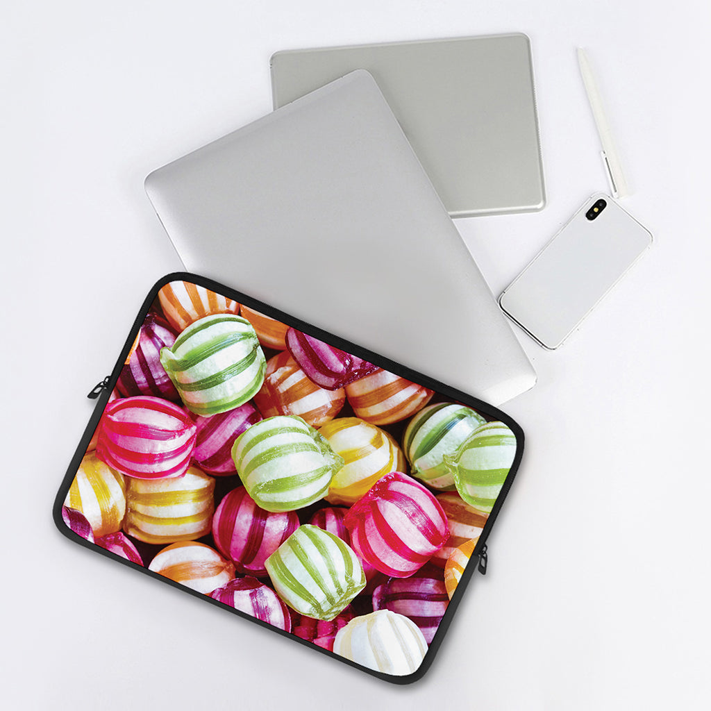 Colorful Candy Ball Print Laptop Sleeve