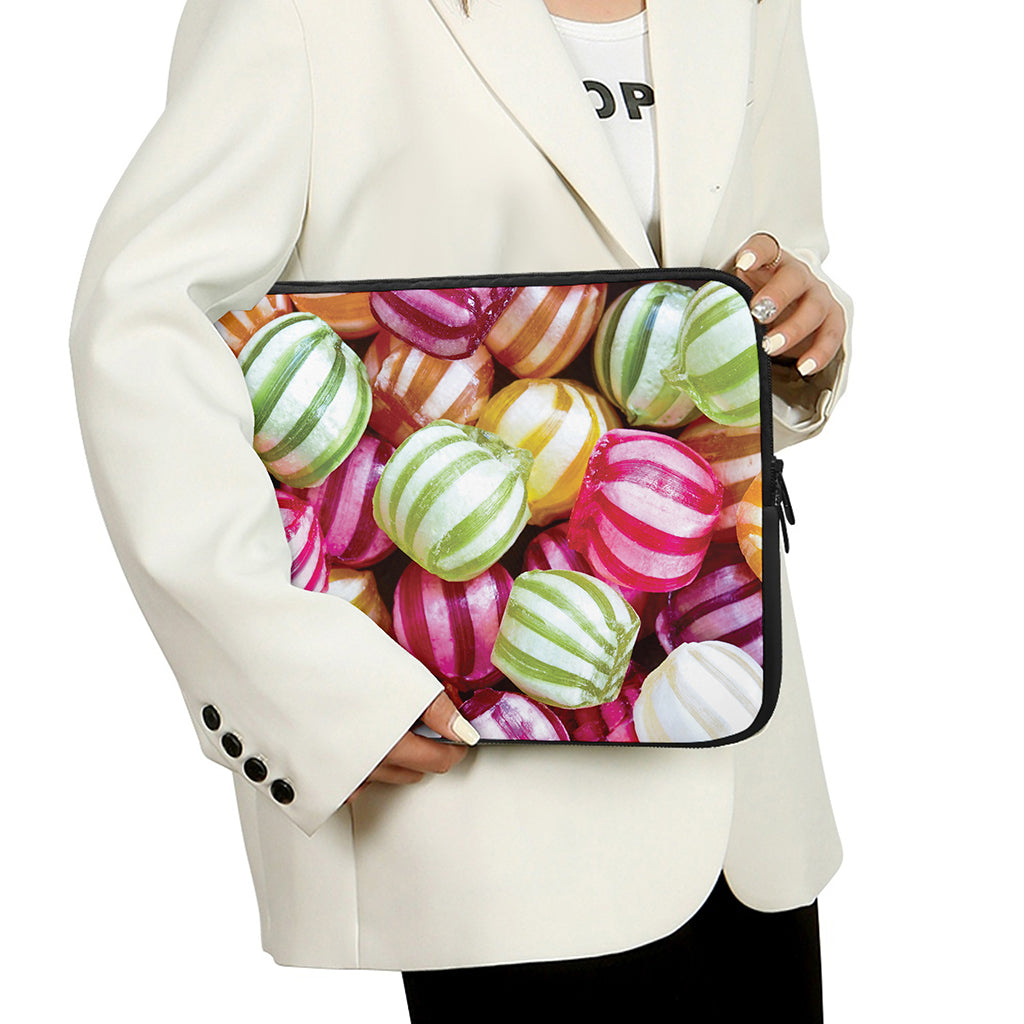 Colorful Candy Ball Print Laptop Sleeve
