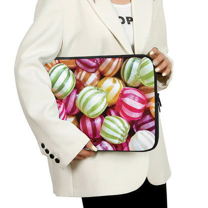 Colorful Candy Ball Print Laptop Sleeve