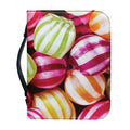 Colorful Candy Ball Print Leather Bible Cover