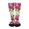 Colorful Candy Ball Print Long Socks
