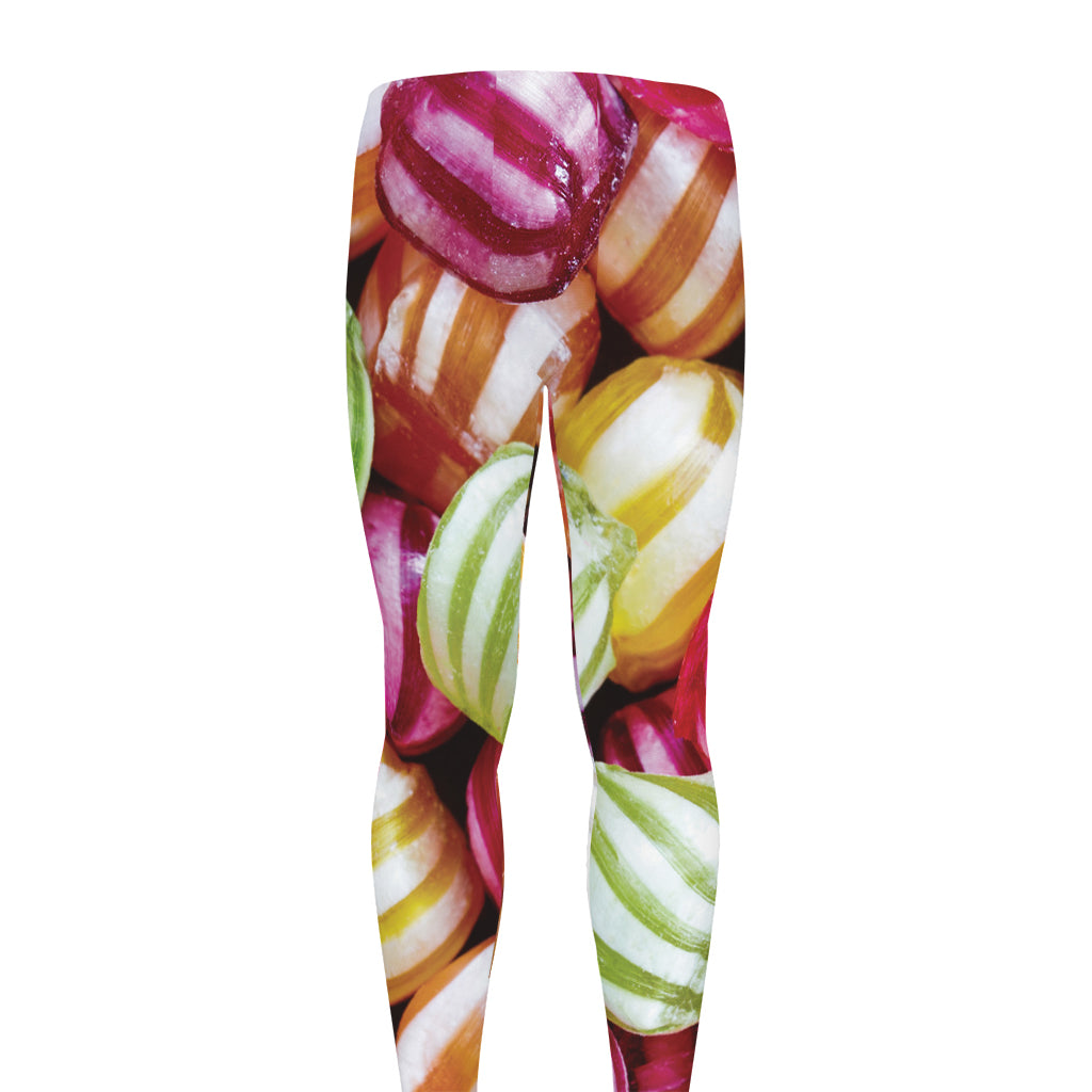 Colorful Candy Ball Print Men's leggings