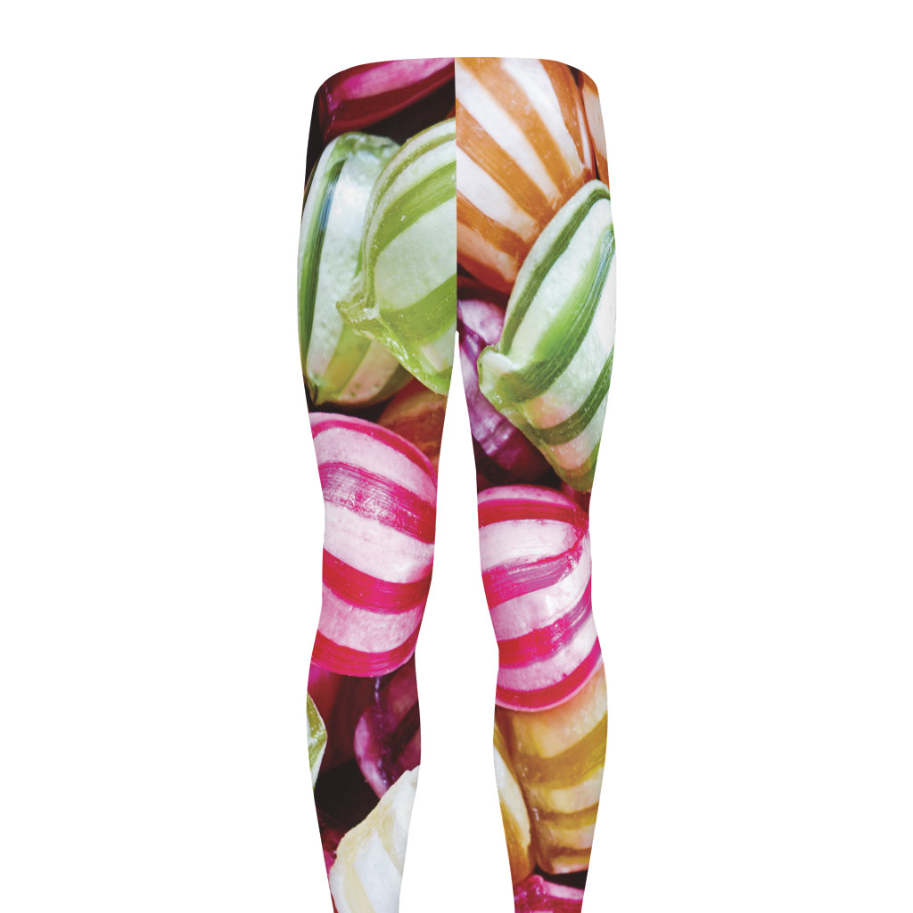 Colorful Candy Ball Print Men's leggings
