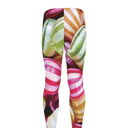 Colorful Candy Ball Print Men's leggings