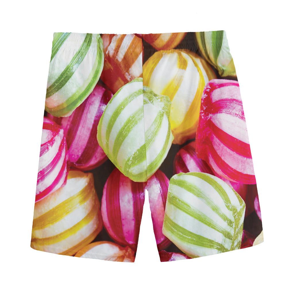 Colorful Candy Ball Print Men's Sports Shorts