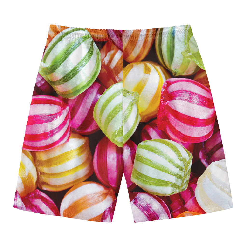 Colorful Candy Ball Print Men's Swim Trunks