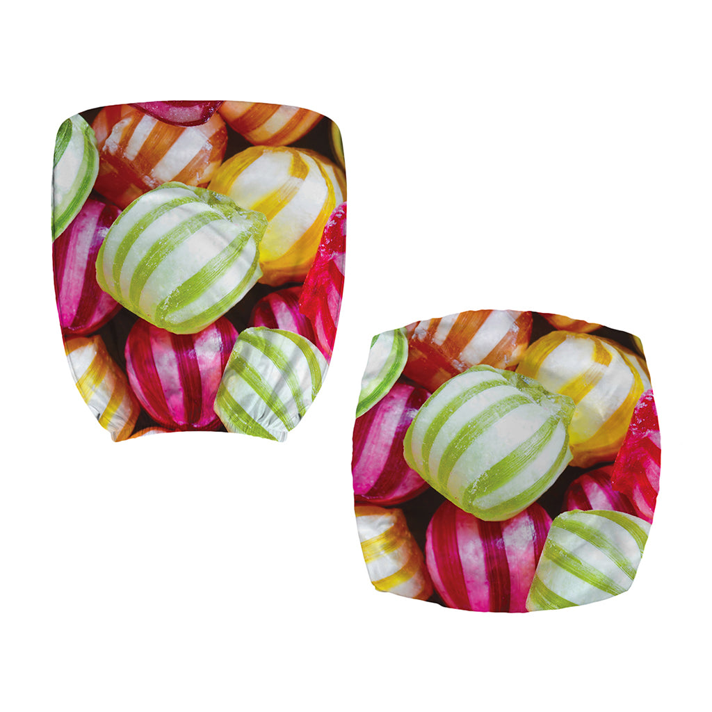Colorful Candy Ball Print Office Chair Cover