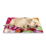 Colorful Candy Ball Print Pet Cooling Mat Cover