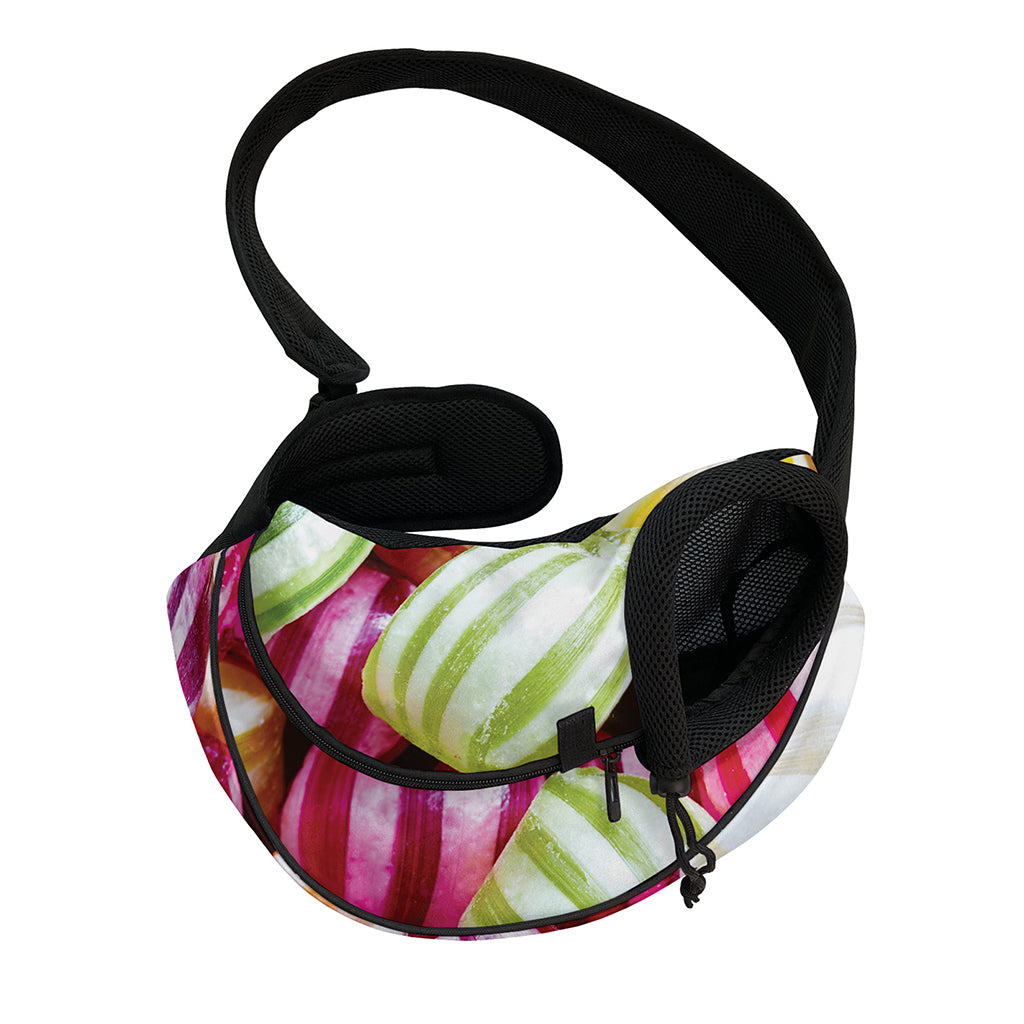 Colorful Candy Ball Print Pet Sling Carrier