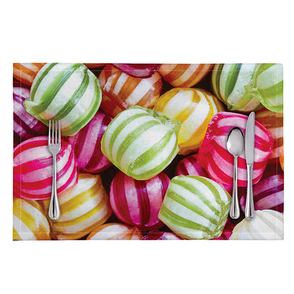 Colorful Candy Ball Print Placemat