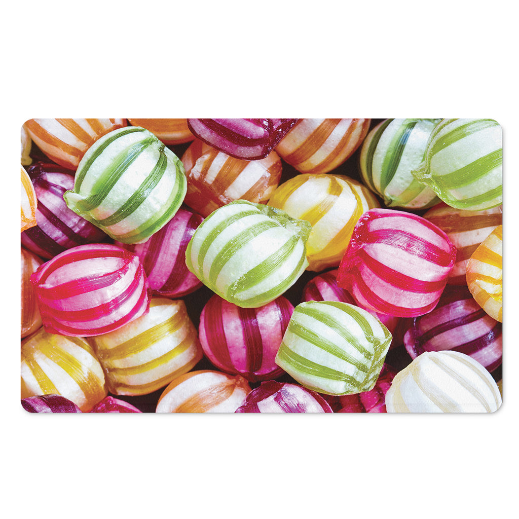 Colorful Candy Ball Print Polyester Doormat
