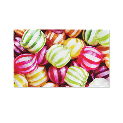 Colorful Candy Ball Print Polyester Flag