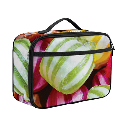 Colorful Candy Ball Print Portable Lunch Bag
