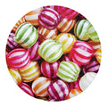Colorful Candy Ball Print Round Blanket