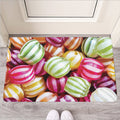 Colorful Candy Ball Print Rubber Doormat