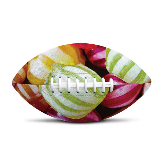 Colorful Candy Ball Print Rugby Ball