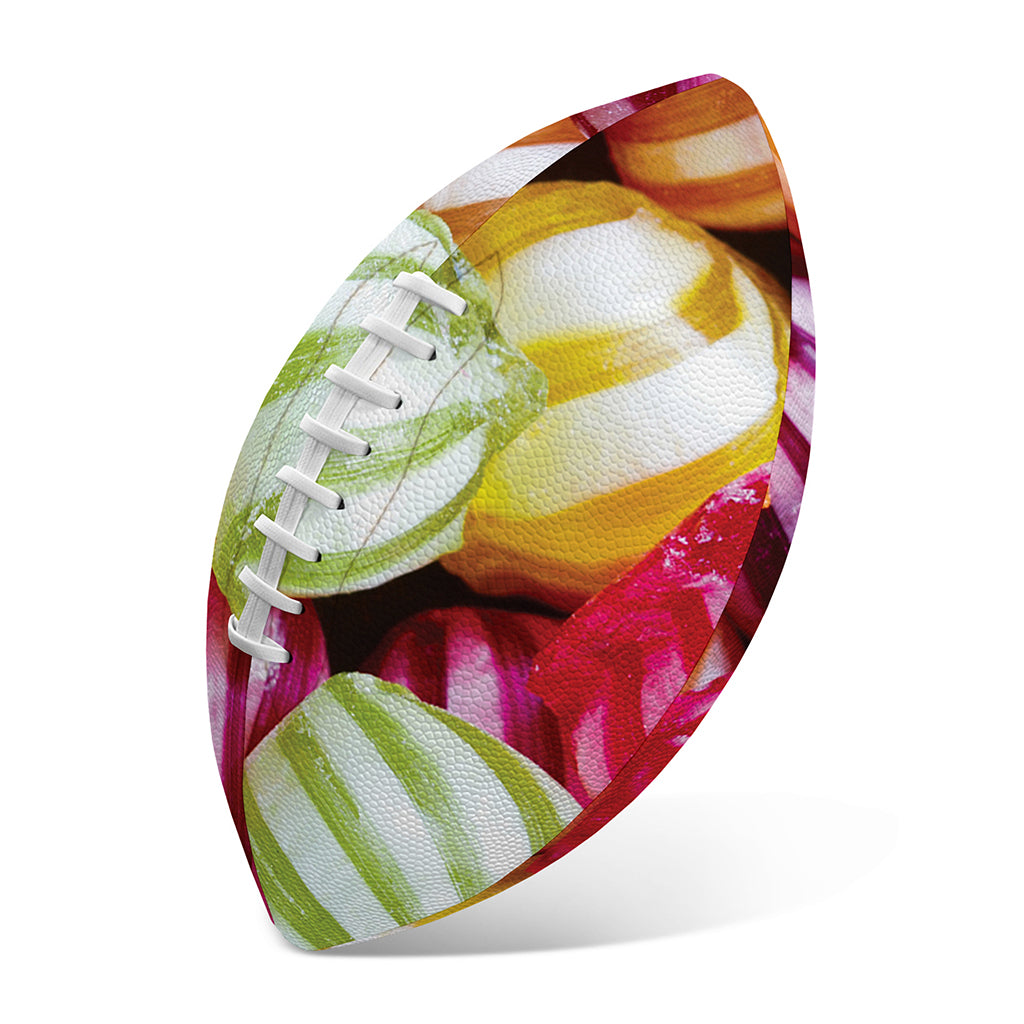 Colorful Candy Ball Print Rugby Ball