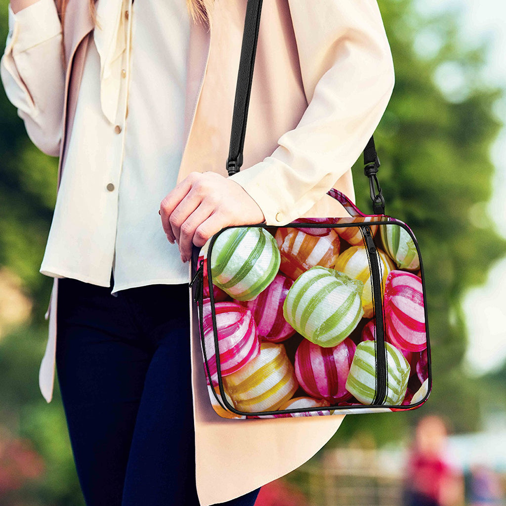 Colorful Candy Ball Print Shoulder Strap Bible Bag