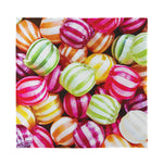 Colorful Candy Ball Print Silk Bandana