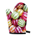 Colorful Candy Ball Print Single Oven Mitt