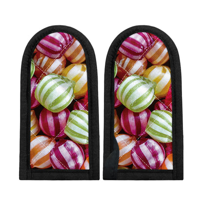 Colorful Candy Ball Print Skillet Handle Cover