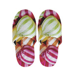 Colorful Candy Ball Print Slippers