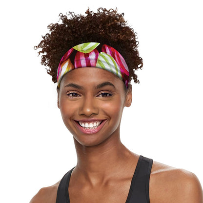 Colorful Candy Ball Print Sports Headband