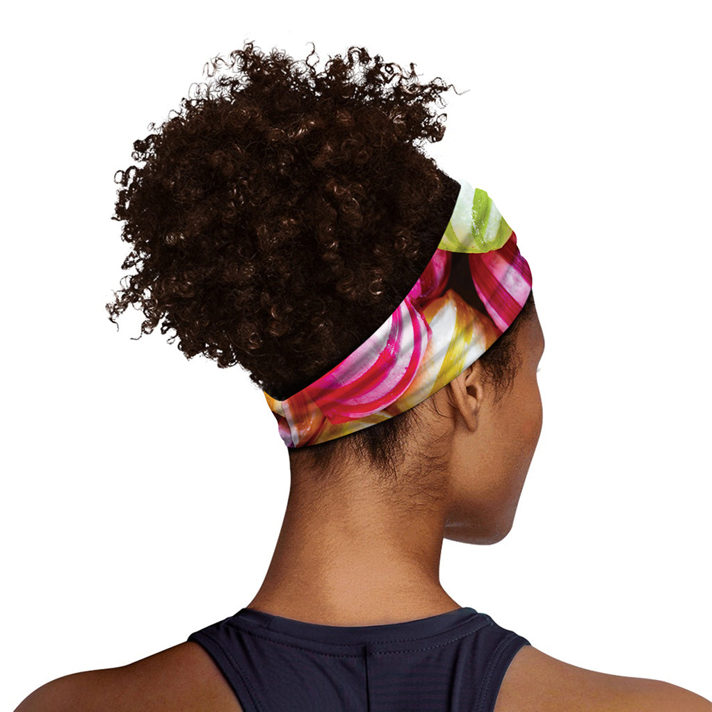 Colorful Candy Ball Print Sports Headband