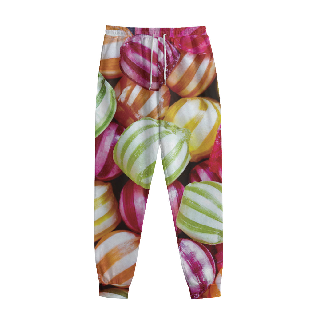 Colorful Candy Ball Print Sweatpants