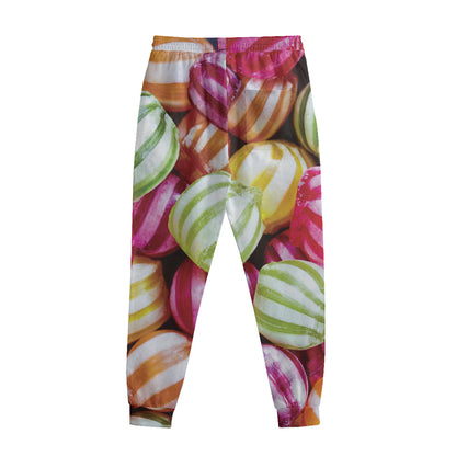 Colorful Candy Ball Print Sweatpants