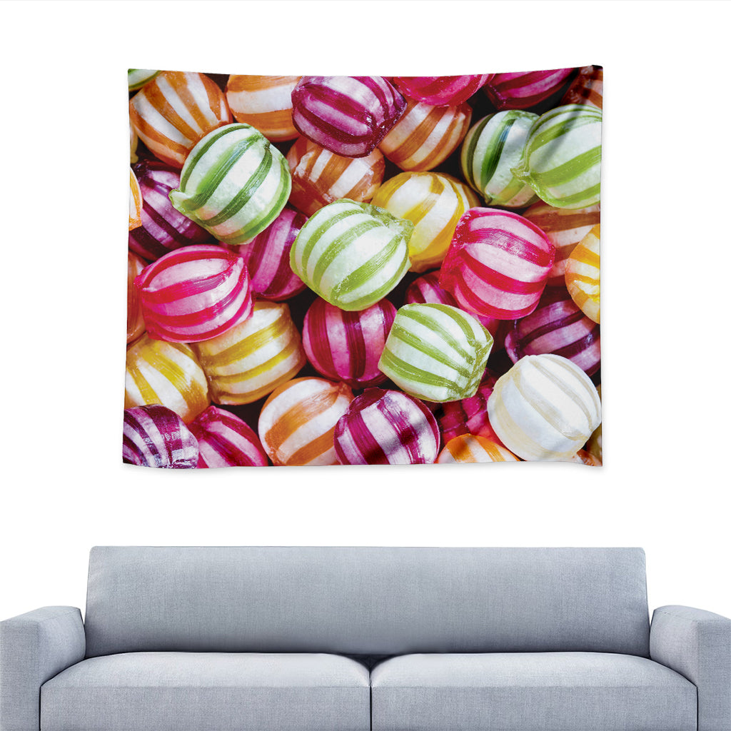 Colorful Candy Ball Print Tapestry