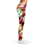 Colorful Candy Ball Print Women's Leggings